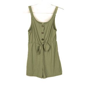 Girl's Size 12 Olive Color Sleeveless Romper From Heart and Arrow